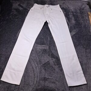Ralph Lauren Purple Label 750 Straight Ankle‎ Jeans Womens 29 White $890
